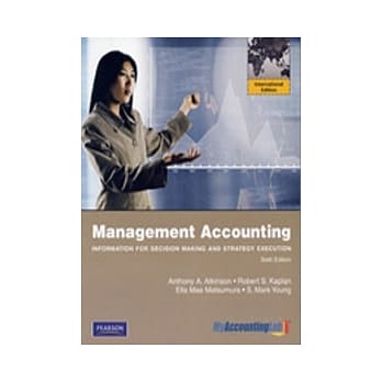 Management Accounting: Information for Decision Making and Strategy Execution pdf epub mobi 电子书 下载