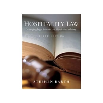 Hospitality Law: Managing Legal Issues in the Hospitality Industry, 3/e pdf epub mobi 电子书 下载