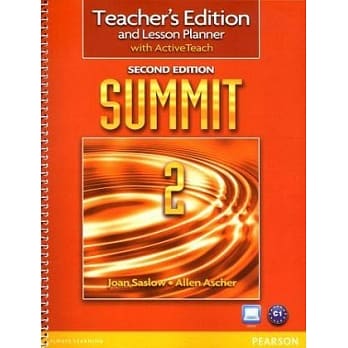Summit 2/e (2) Teacher’s Edition and Lesson Planner with Active Teach DVD-ROM/1片 pdf epub mobi 电子书 下载