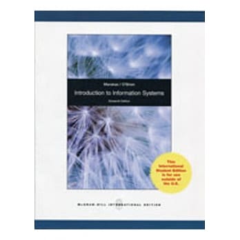 Introduction to Information Systems(16版) pdf epub mobi 电子书 下载