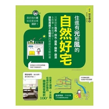 住进有光和风的自然好宅：最舒适的家就是要这样设计！只要做对格局、採光、通风、隔热、调溼5件事，家就好住！调整房屋不良体质的装修完全解剖书 pdf epub mobi 电子书 下载