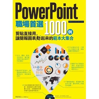 PowerPoint职场首选1000例：剪贴直接用，让简报图表动起来的范本大集合（附CD） pdf epub mobi 电子书 下载