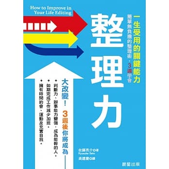 整理力：一生受用的关键能力！简单无负担的整理术，3週学会 pdf epub mobi 电子书 下载