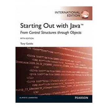 STARTING OUT WITH JAVA: FROM CONTROL STRUCTURES THROUGH OBJECTS 5/E (PIE) pdf epub mobi 电子书 下载
