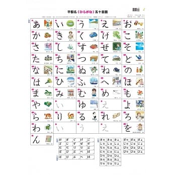 对开点读版平假名五十音图 pdf epub mobi 电子书 下载