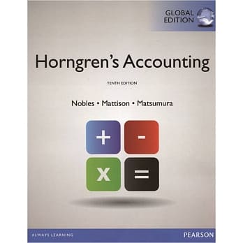 Horngren’s Accounting (GE)10版 pdf epub mobi 电子书 下载