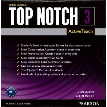 Top Notch 3/e (3) ActiveTeach (DVD-ROM/1片) pdf epub mobi 电子书 下载