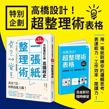 方格笔记之神高桥政史，最完整版「一张纸整理术」：黄金７法，拯救混乱大脑！(内附高桥设计超整理术表格) pdf epub mobi 电子书 下载