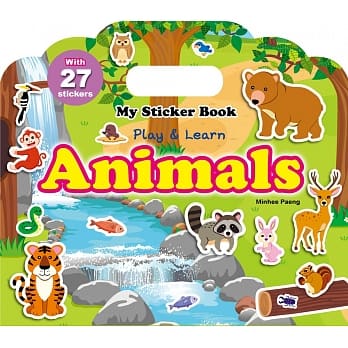 My Sticker Book：Animals (手提贴纸书英文版：动物) pdf epub mobi 电子书 下载
