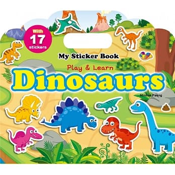 My Sticker Book：Dinosaurs (手提贴纸书英文版：恐龙) pdf epub mobi 电子书 下载
