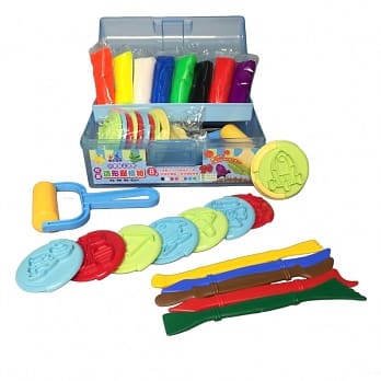 可爱造型压模组（8色小麦黏土+炫彩工具6件组+造形压模7款+百变压模器1款） pdf epub mobi 电子书 下载