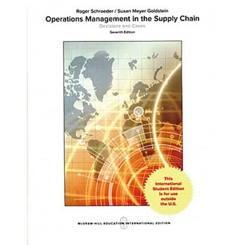 Operations Management in the Supply Chain: Decisions and Cases(7版) pdf epub mobi 电子书 下载
