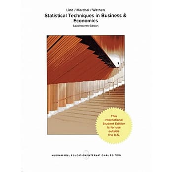 Statistical Techniques in Business & Economics(17版) pdf epub mobi 电子书 下载