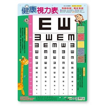 健康视力表挂图(卷式) pdf epub mobi 电子书 下载