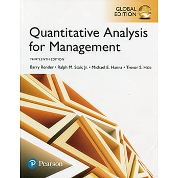 Quantitative Analysis for Management (GE) 13e pdf epub mobi 电子书 下载