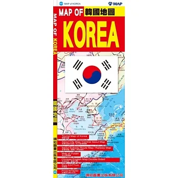 MAP OF KOREA 韩国地图 pdf epub mobi 电子书 下载