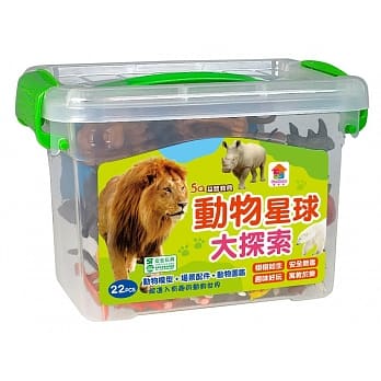 动物星球大探索（内附动物模型+场景配件+动物图鑑） pdf epub mobi 电子书 下载