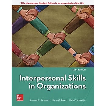 Interpersonal Skills in Organizations（6版） pdf epub mobi 电子书 下载