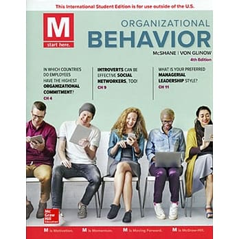 M: Organizational Behavior（4版） pdf epub mobi 电子书 下载