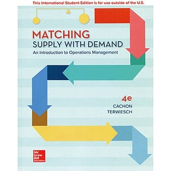 Matching Supply With Demand: An Introduction to Operations Management(4版) pdf epub mobi 电子书 下载