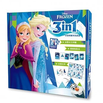 迪士尼DISNEY-3 in1桌游：3in1冰雪奇缘系列桌游 pdf epub mobi 电子书 下载