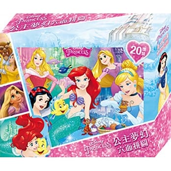 迪士尼公主 梦幻六面拼图(20块) pdf epub mobi 电子书 下载