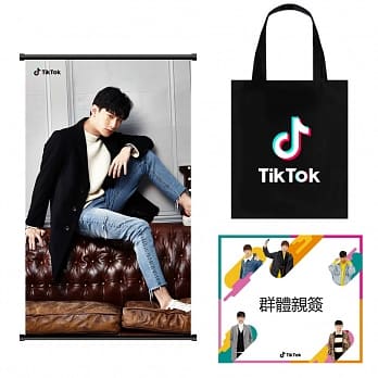 TikTok（抖音）限量精品组 （柏榕写真挂轴＋达人群体签名板＋帆布袋） pdf epub mobi 电子书 下载